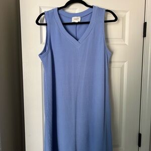 ANDREE BY UNIT Light Blue V-Neck Midi Dress